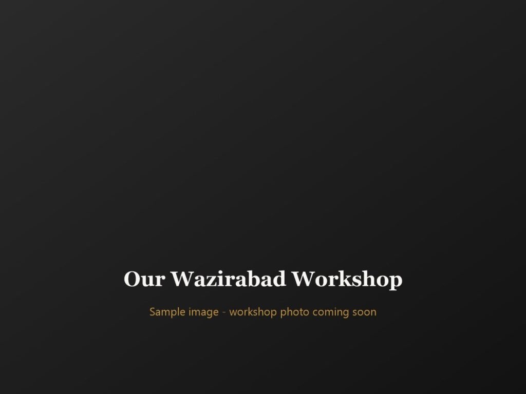 Mazmi Traders knife workshop in Wazirabad - placeholder image